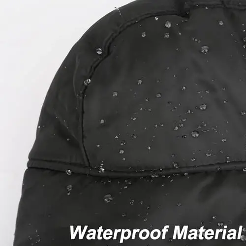 mysuntown Winter Hats for Women Men Trapper Ushanka Hat with Ear Flaps Warm Russian Bomber Hats for Cold Weather - 2