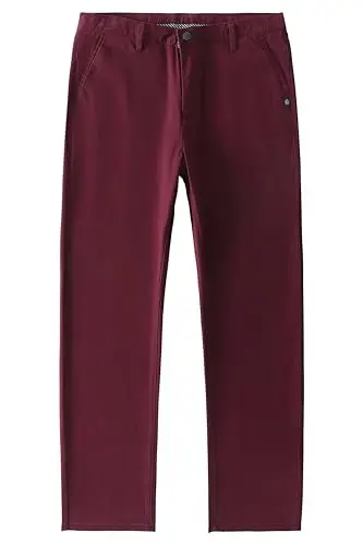 MZNBURAM Men's Slim-Fit Stretch Cotton Fashion Tapered Casual Chino Pants - MODAZONE