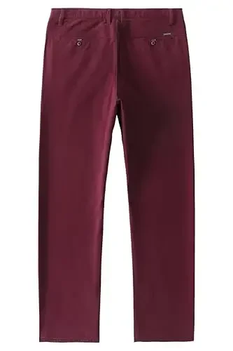 MZNBURAM Men's Slim-Fit Stretch Cotton Fashion Tapered Casual Chino Pants - MODAZONE (1)