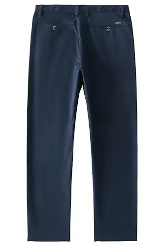 MZNBURAM Men's Slim-Fit Stretch Cotton Fashion Tapered Casual Chino Pants - MZNBURAM (1)