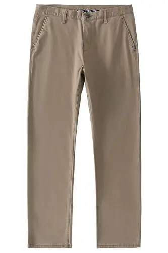 MZNBURAM Men's Slim-Fit Stretch Cotton Fashion Tapered Casual Chino Pants - 1