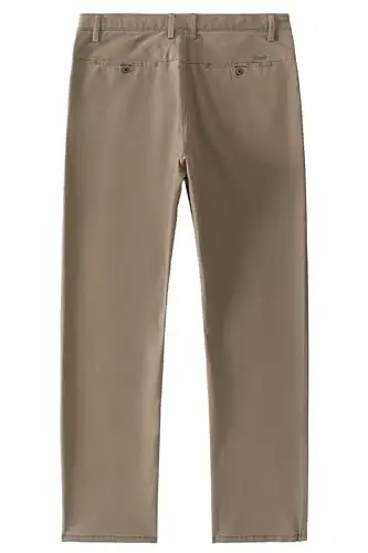 MZNBURAM Men's Slim-Fit Stretch Cotton Fashion Tapered Casual Chino Pants - 2