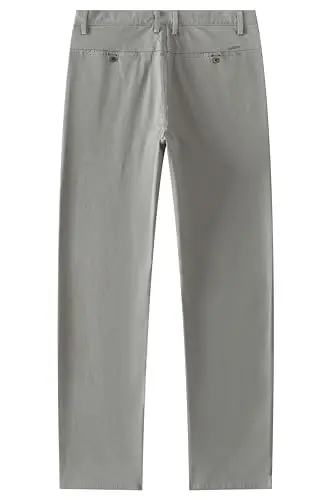 MZNBURAM Men's Slim-Fit Stretch Cotton Fashion Tapered Casual Chino Pants - 2