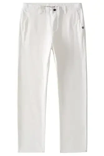 MZNBURAM Men's Slim-Fit Stretch Cotton Fashion Tapered Casual Chino Pants 