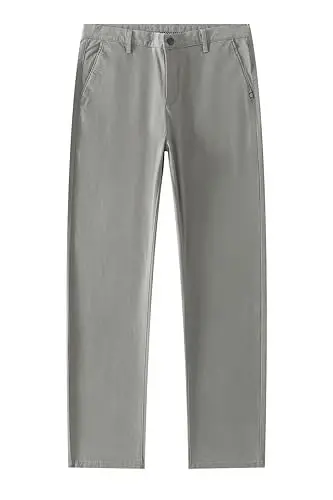 MZNBURAM Men's Slim-Fit Stretch Cotton Fashion Tapered Casual Chino Pants - MZNBURAM
