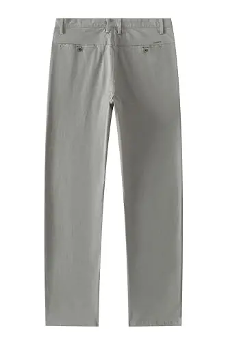 MZNBURAM Men's Slim-Fit Stretch Cotton Fashion Tapered Casual Chino Pants - 3