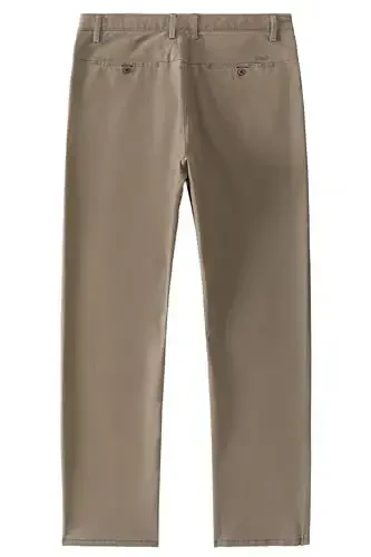 MZNBURAM Men's Slim-Fit Stretch Cotton Fashion Tapered Casual Chino Pants - 2