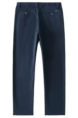 MZNBURAM Men's Slim-Fit Stretch Cotton Fashion Tapered Casual Chino Pants - 2