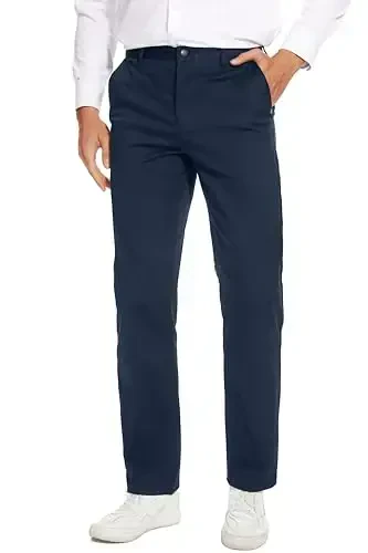 MZNBURAM Men's Slim-Fit Stretch Cotton Fashion Tapered Casual Chino Pants - 4