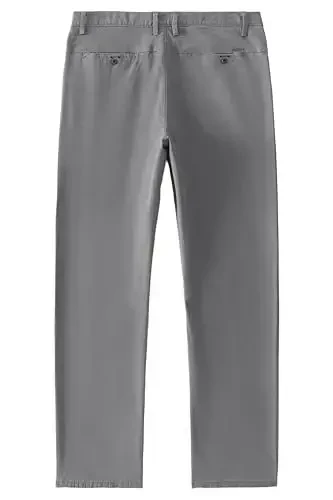 MZNBURAM Men's Slim-Fit Stretch Cotton Fashion Tapered Casual Chino Pants - 2