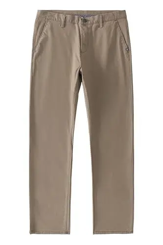 MZNBURAM Men's Slim-Fit Stretch Cotton Fashion Tapered Casual Chino Pants - 3
