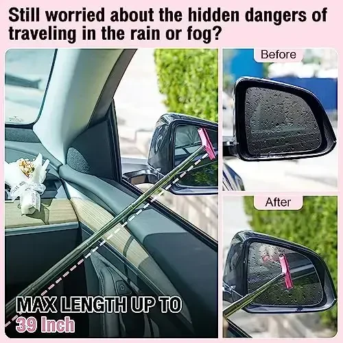 Набор для детальной очистки салона автомобиля Vioview, розовый набор для мытья автомобилей с мягкими щетинками для очистки, набор для мытья автомобиля без царапин, набор для чистки автомобиля, полный набор для ухода за автомобилем, очищающий гель - 5