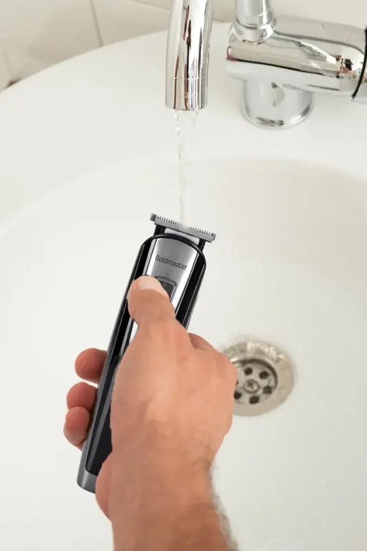 Набор для мужского ухода Tetra 11 в 1 с мокрым и сухим режимом быстрой зарядки литиевой батареи, стальными лезвиями и футляром для путешествий - 3