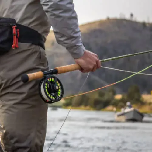 Набор для начинающих Redington Fly Fishing, удилище для нахлыста 4 секции среднего действия для пресной воды, прочная литая алюминиевая катушка для нахлыста, чехол для переноски, леска для нахлыста и поводок - 6
