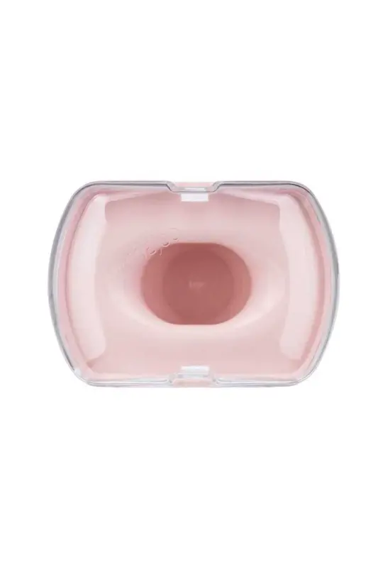 Набор для новорожденного | Антиколиковая бутылочка 150 мл розовая, ортодонтическая соска & контейнер, набор из 3 предметов - 4