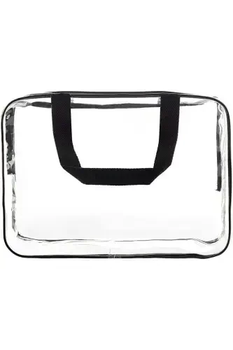 Набор для отпуска, пляжа, косметики и макияжа, прозрачная водонепроницаемая большая сумка, 2 шт. - 4