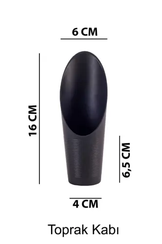 Набор для посадки кактусов Serinova 4 предмета Горшок для земли Лопата Корневыделитель Отверстие для посадки - 4