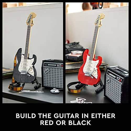 Набор для сборки модели гитары LEGO Ideas Fender Stratocaster 21329 своими руками для любителей музыки, дополненный усилителем Princeton Reverb 65 и подлинными аксессуарами, лучший способ сделать крутой подарок - 5
