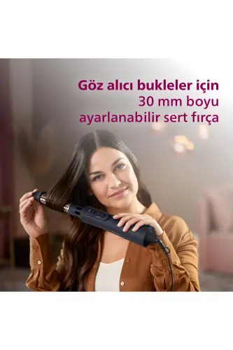 Набор для укладки и сушки волос Bha530/00, керамическое покрытие с маслом арганы, 5 насадок, 3 режима температуры и скорости - 7