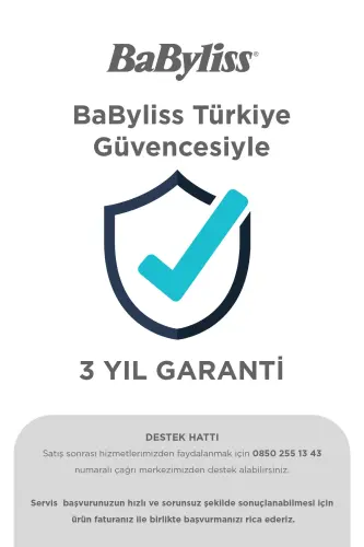 Набор для укладки волос Babyliss Perfect Finish с горячим воздухом (4 аксессуара) - As126e - 13