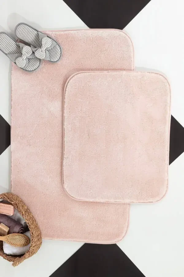 Набор для ванной маленький 2 шт (80x50)(50x40) - 1