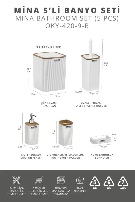 Набор для ванной Mina Due 