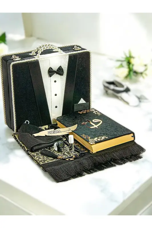 Sandıklı Damat Bohçasına Uygun Kuranı Kerim Seti Ч - 3