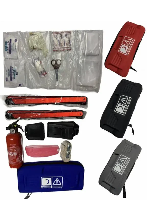 Набор дорожной помощи Evo First Aid Deluxe в сумке - 1 кг огнетушитель - 4