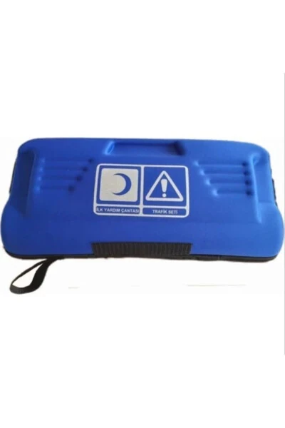 Набор дорожной помощи Evo First Aid Deluxe в сумке - 1 кг огнетушитель - AKSESUAR DÜNYASI