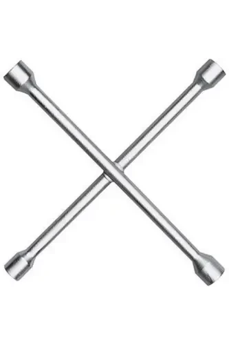 Набор дорожной помощи из 4 предметов + Кабель для пуска аккумулятора в сумке + Домкрат + Ключ для колесных болтов - 4