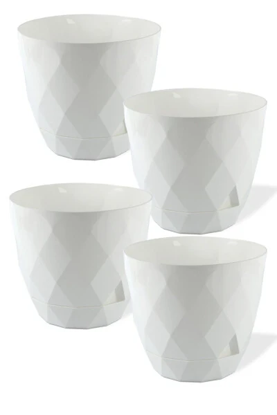 Набор горшков для кактусов, суккулентов и цветов Karasu No1 4 шт. 4 цвета - 9