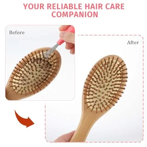 Comb and Brush Cleaner Tool Set - 3 Pieces with Rake Design for Home and Salon Use - 5