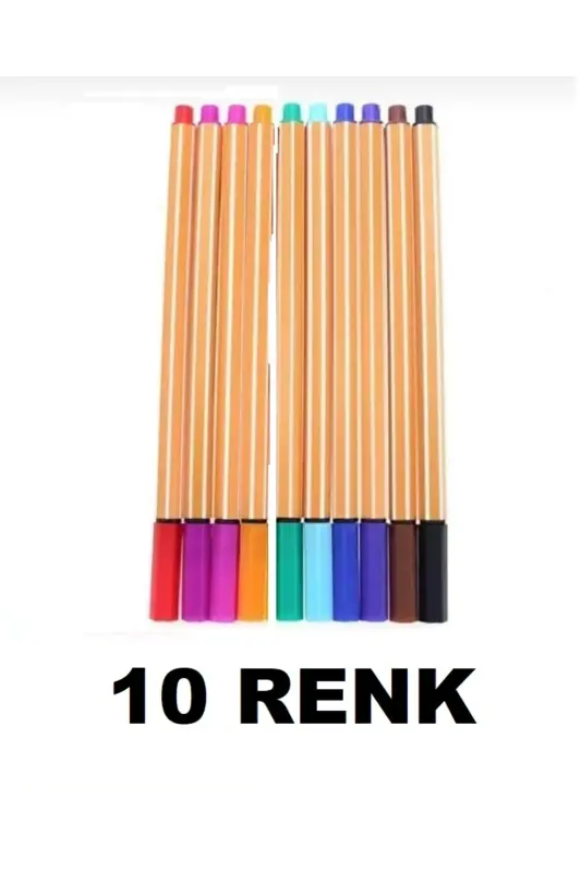 Набор из 12 цветных перьевых ручек - PINCO