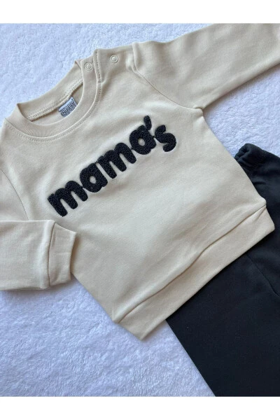 Набор из 2 предметов для мальчика: свитшот и брюки с вышивкой Mama's - 6