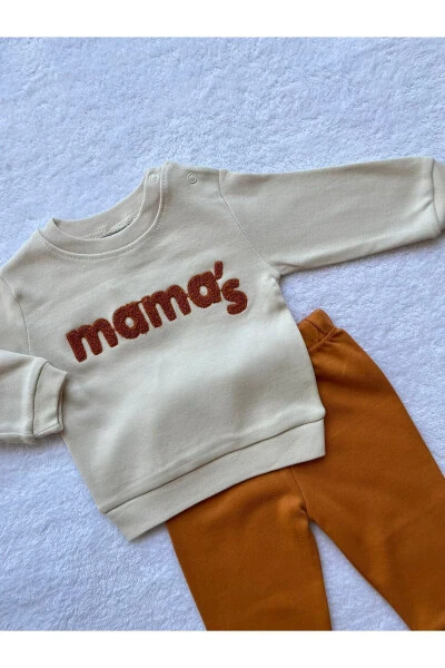 Набор из 2 предметов для младенцев-мальчиков: свитер и брюки с вышивкой Mama's 4 - 6