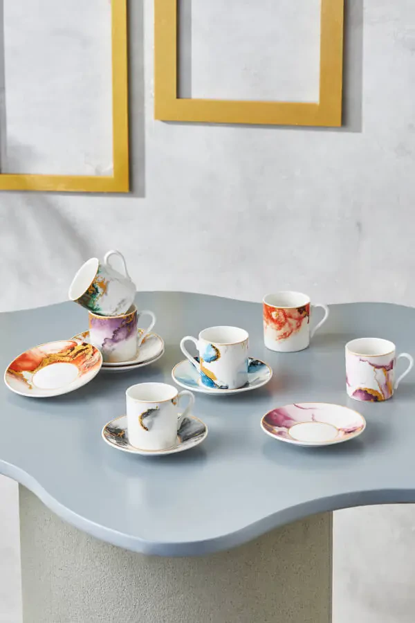 Набор из 6 кофейных чашек Fire 80 мл - 8