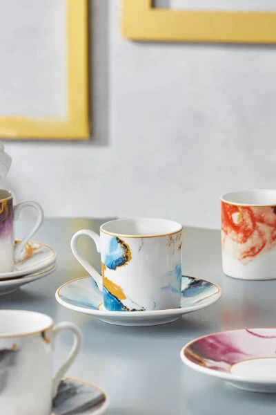 Набор из 6 кофейных чашек Fire 80 мл - 11