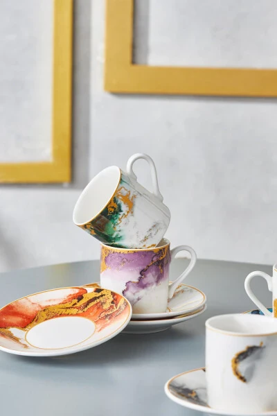 Набор из 6 кофейных чашек Fire 80 мл - 12