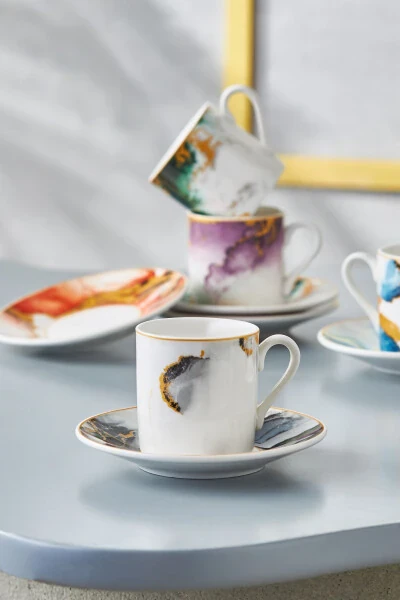 Набор из 6 кофейных чашек Fire 80 мл - 3