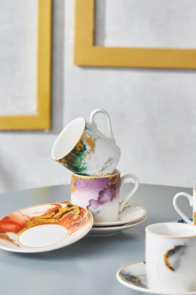 Набор из 6 кофейных чашек Fire 80 мл - 5