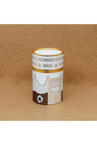 Набор из коврика для молитв и четки с узором Каабы в коробке для подарка или приданого - 2