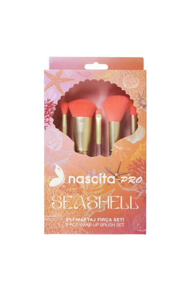 Набор кистей для макияжа Seashell из 5 предметов - NASCITA