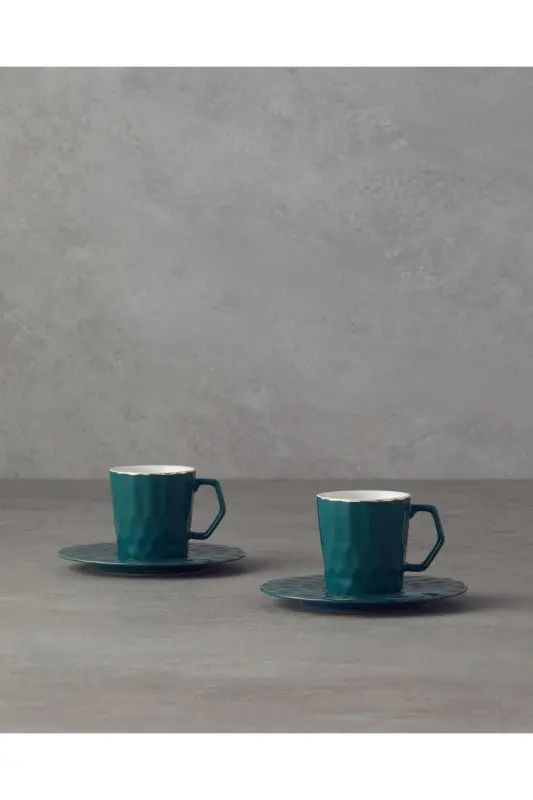 Набор кофейных чашек Hestia New Bone China на 2 персоны, 4 предмета - 1