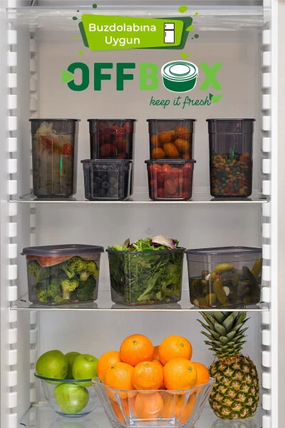 Набор контейнеров для хранения продуктов, бобовых и специй 24 штуки 48 секций 0,55-1,2-1,7 литра квадратные с 40 этикетками в подарок - 12