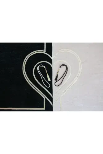 Набор ковриков для молитвы из шенеля, мягкий и с сердечками для пар. - 7