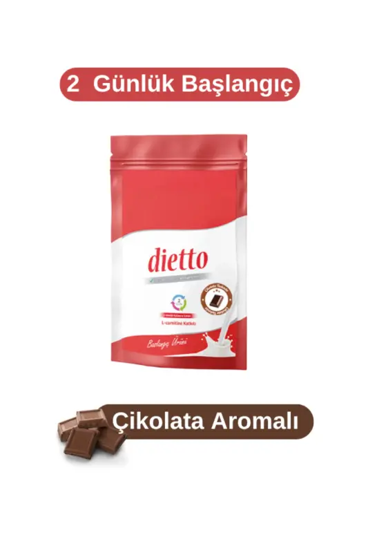 Набор продуктов для начинающих на 2 дня, шоколадный вкус, Doypack - DIETTO