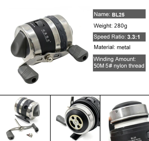 Набор рогаток для охоты и рыбалки Piaoyu Adults Outdoor Shooting Slingshots, портативное рыболовное снаряжение. - 7