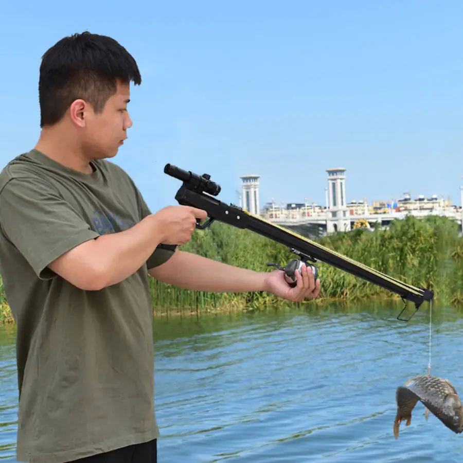 Набор рогаток для охоты и рыбалки Piaoyu Adults Outdoor Shooting Slingshots, портативное рыболовное снаряжение. - 9