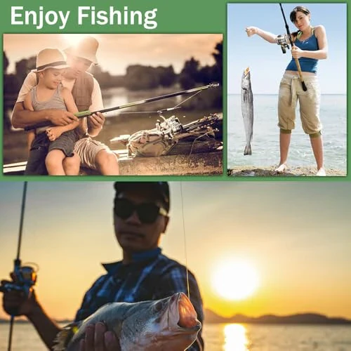 Набор рыболовных приманок LASOCUHOO (94 шт.) Ложки, Мягкие пластиковые черви, Лягушки, Комплект снастей для ловли окуня, форели, лосося в пресной и соленой воде - 8