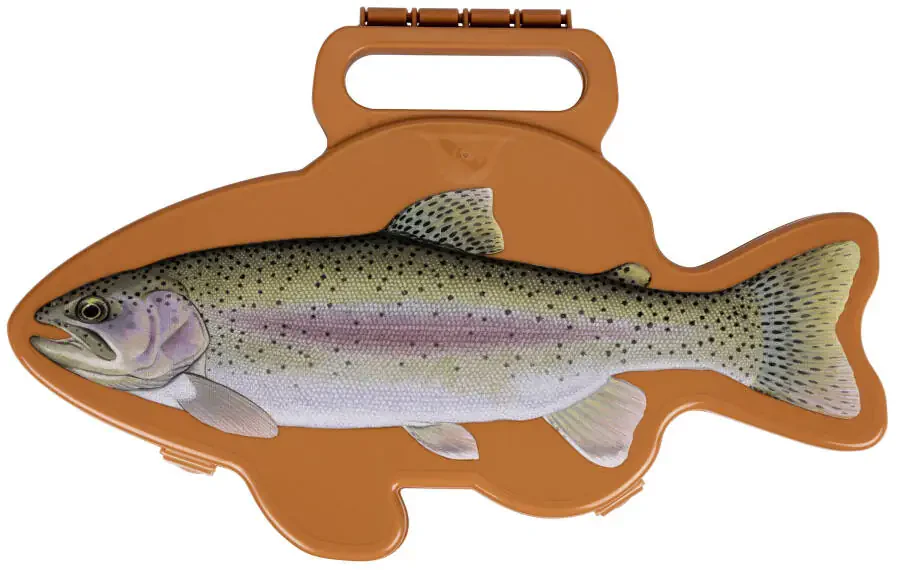 Набор рыболовных снастей Flambeau Outdoors, Wild Bite Trout, 25 предметов, для детей, ящик для снастей, 27,3 см, пластик - 4